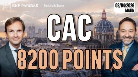 Le CAC teste les 8200 points - 100 % Marchés - 08/04/2026 - M