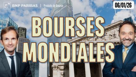 Les bourses mondiales au beau fixe - 100 % Marchés - 06/01/2026 - S