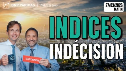 Les indices dans l'indécision - 100 % Marchés - 27/03/2026 - M