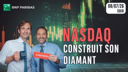 NASDAQ PREPARE UNE FIGURE EN DIMANT ?! - 100 % Marchés - 08/07/2026 - S