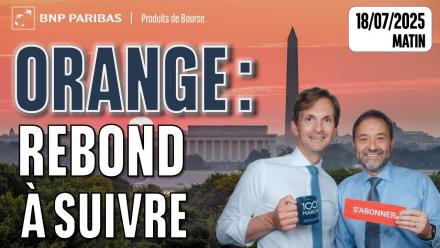 ORANGE : Rebond à suivre  - 100 % Marchés - 18m