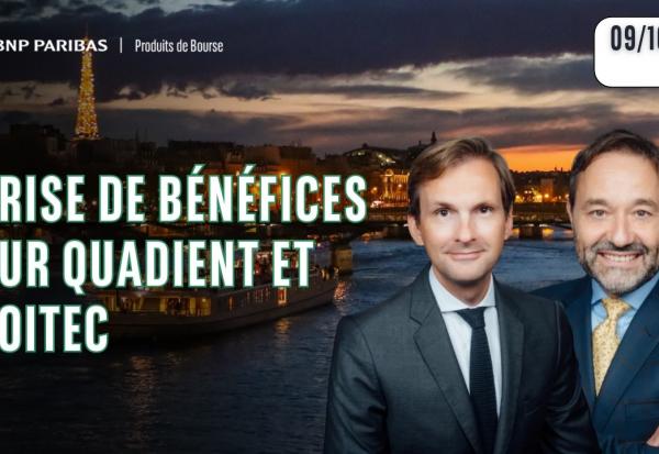 PRISE DE PROFITS SUR CES DEUX ACTIONS !! - 100 % Marchés - 09/10/26 - S