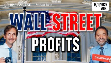WALL STREET : les prises de profits s'ACCÉLÉRENT - 100 % Marchés - 13/11/2025 - S