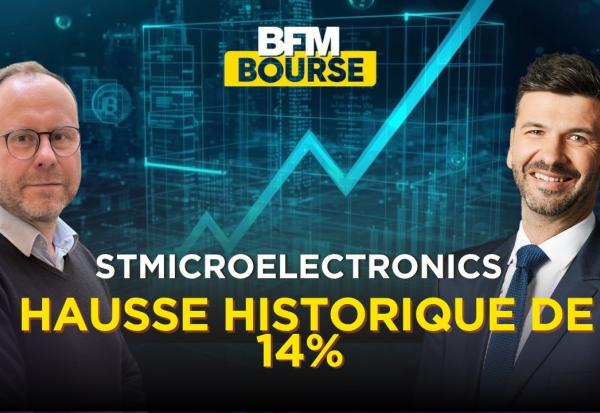 STMicroelectronics en hausse de 14% : Jusqu'où l'action peut-elle grimper ?