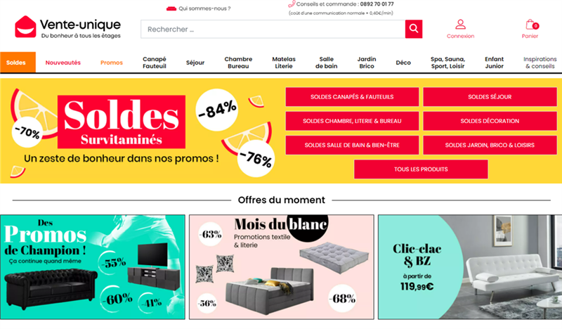 Vente-unique.com : recherché après une bonne première partie d'exercice