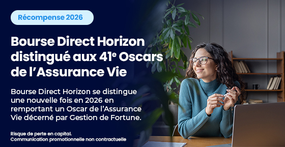 Bourse Direct Horizon distingué aux 41e Oscars de l’Assurance Vie